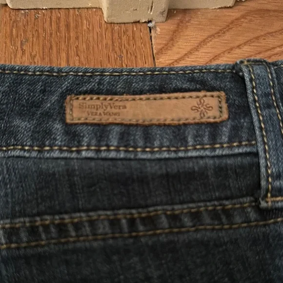 Simply Vera Vera Wang Deep Indigo Jeans - Picture 2 of 7